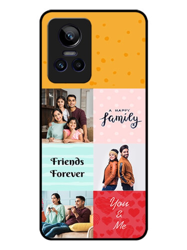 Custom Realme GT Neo 3 150W Personalized Glass Phone Case - Images with Quotes Design