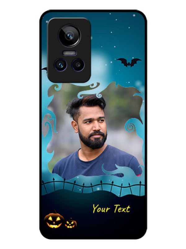 Custom Realme GT Neo 3 150W Custom Glass Phone Case - Halloween frame design