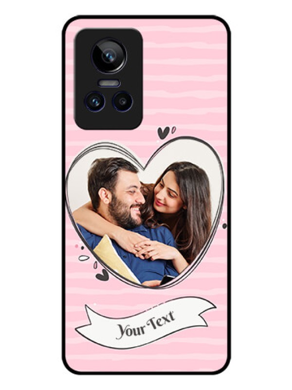 Custom Realme GT Neo 3 150W Custom Glass Phone Case - Vintage Heart Design