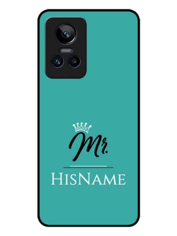Custom Realme GT Neo 3 150W Custom Glass Phone Case Mr with Name