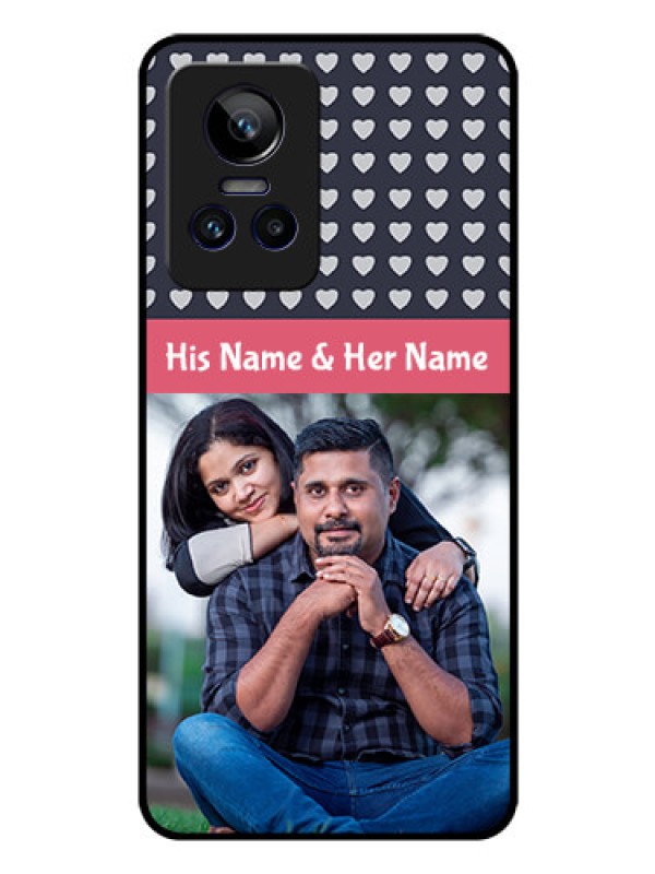 Custom Realme GT Neo 3 5G Custom Glass Mobile Case - Love Symbols Design