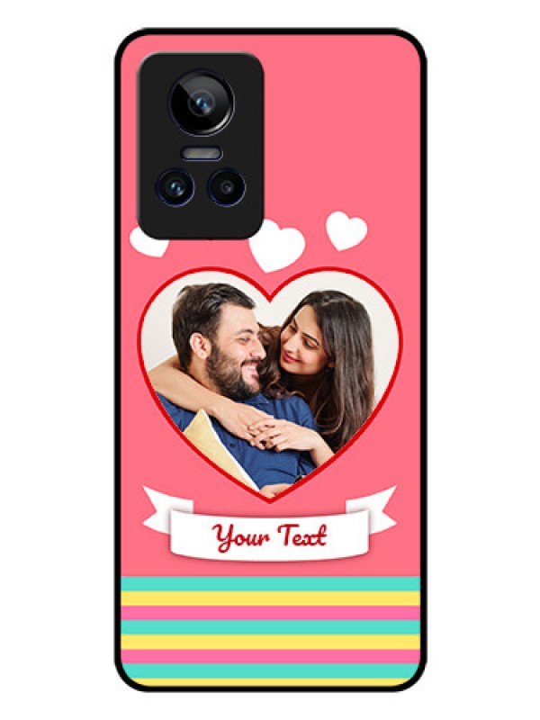 Custom Realme GT Neo 3 5G Photo Printing on Glass Case - Love Doodle Design