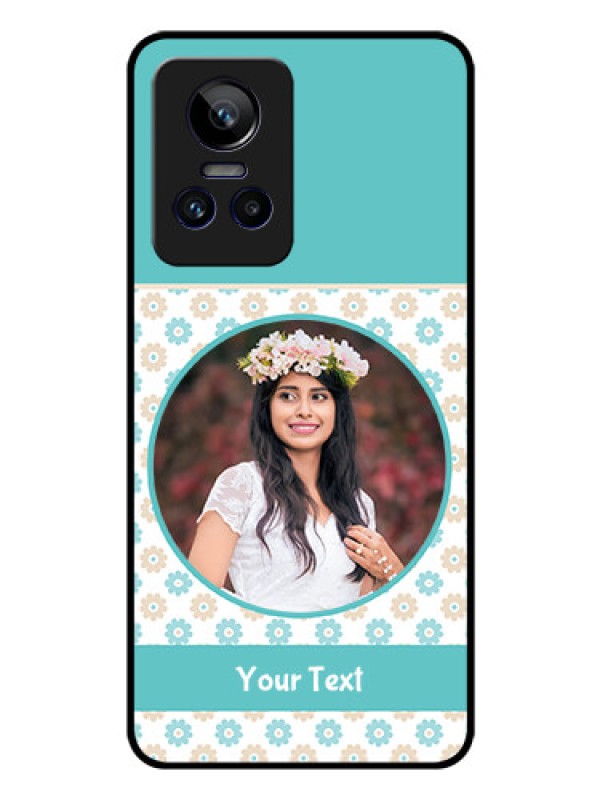Custom Realme GT Neo 3 5G Custom Glass Mobile Case - Beautiful Flowers Design