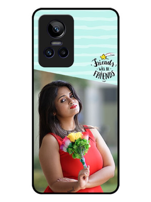 Custom Realme GT Neo 3 5G Custom Glass Phone Case - Friends Picture Icon Design