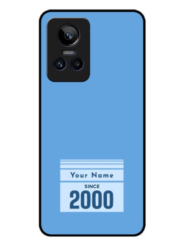Custom Realme Gt Neo 3 Custom Glass Mobile Case - Custom Year of birth Design