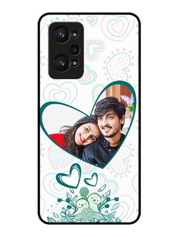Custom Realme GT Neo 3T Photo Printing on Glass Case - Premium Couple Design