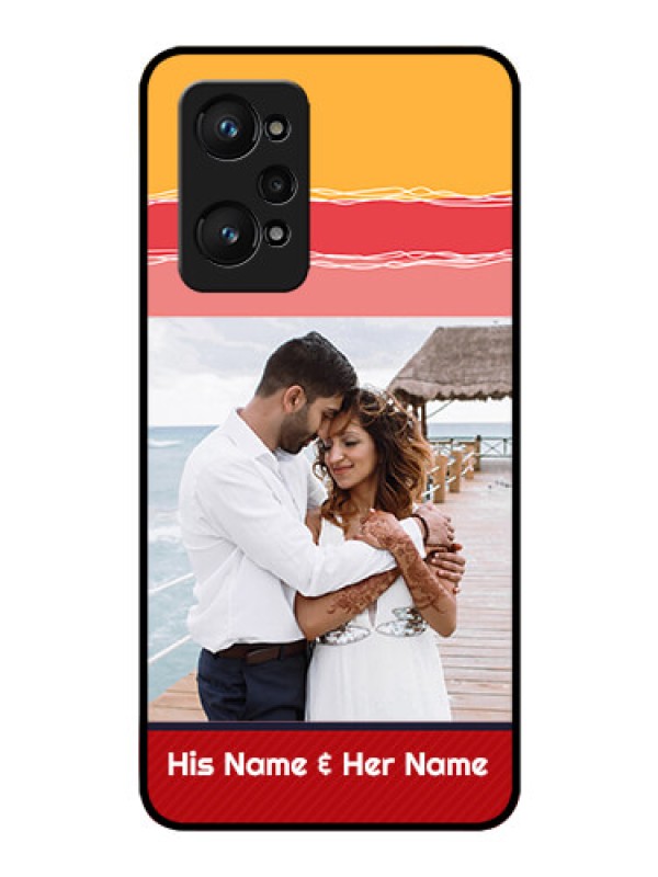 Custom Realme GT Neo 3T Custom Glass Mobile Case - Colorful Case Design