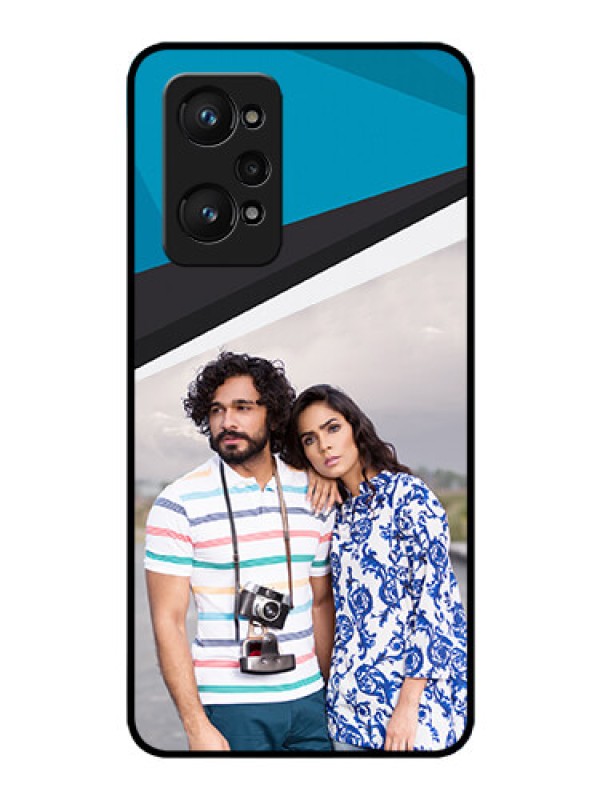 Custom Realme GT Neo 3T Photo Printing on Glass Case - Simple Pattern Photo Upload Design