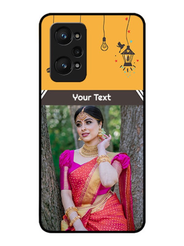 Custom Realme GT Neo 3T Custom Glass Mobile Case - with Family Picture and Icons