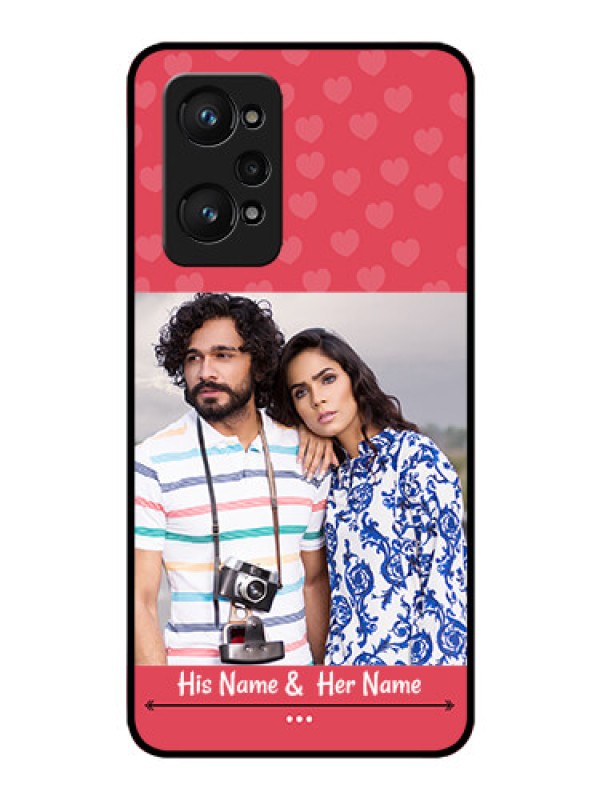 Custom Realme GT Neo 3T Photo Printing on Glass Case - Simple Love Design