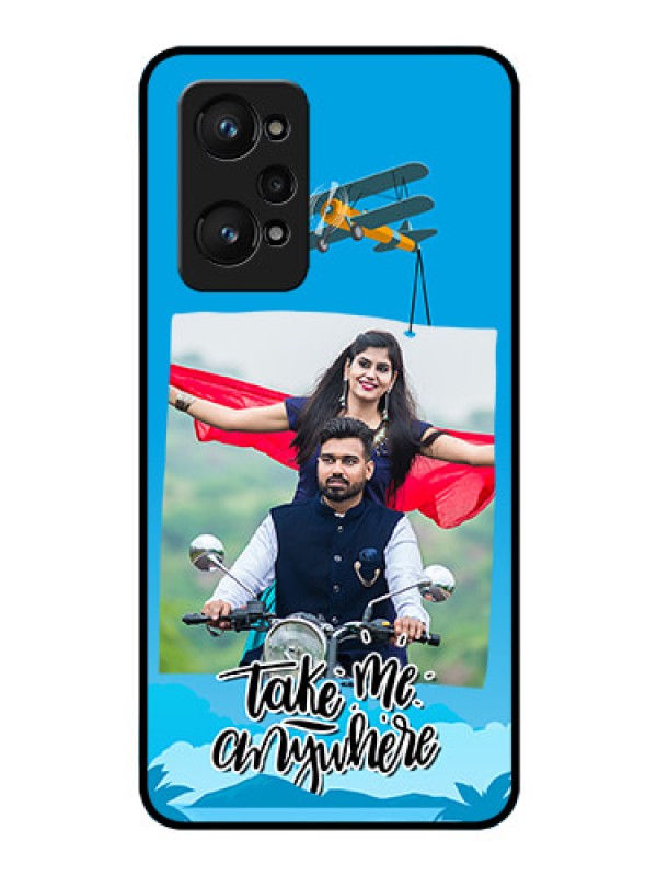 Custom Realme GT Neo 3T Custom Glass Mobile Case - Traveller Design