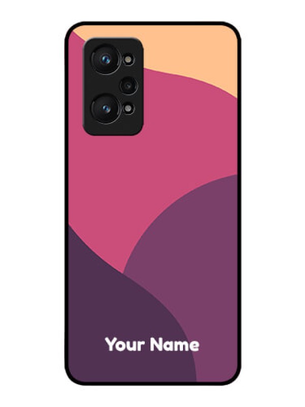 Custom Realme Gt Neo 3T Custom Glass Phone Case - Mixed Multi-colour abstract art Design