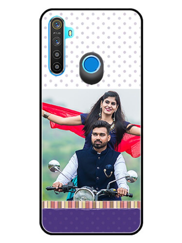 Custom Realme Narzo 10 Photo Printing on Glass Case  - Cute Family Design