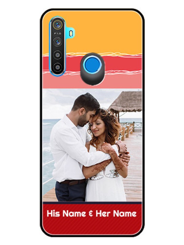Custom Realme Narzo 10 Custom Glass Mobile Case  - Colorful Case Design