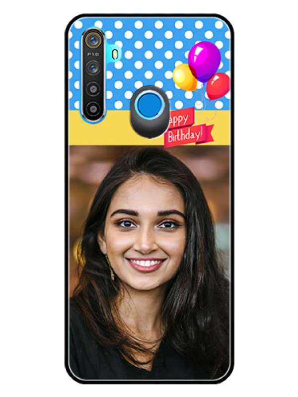 Custom Realme Narzo 10 Custom Glass Mobile Case  - Happy Birthday Design
