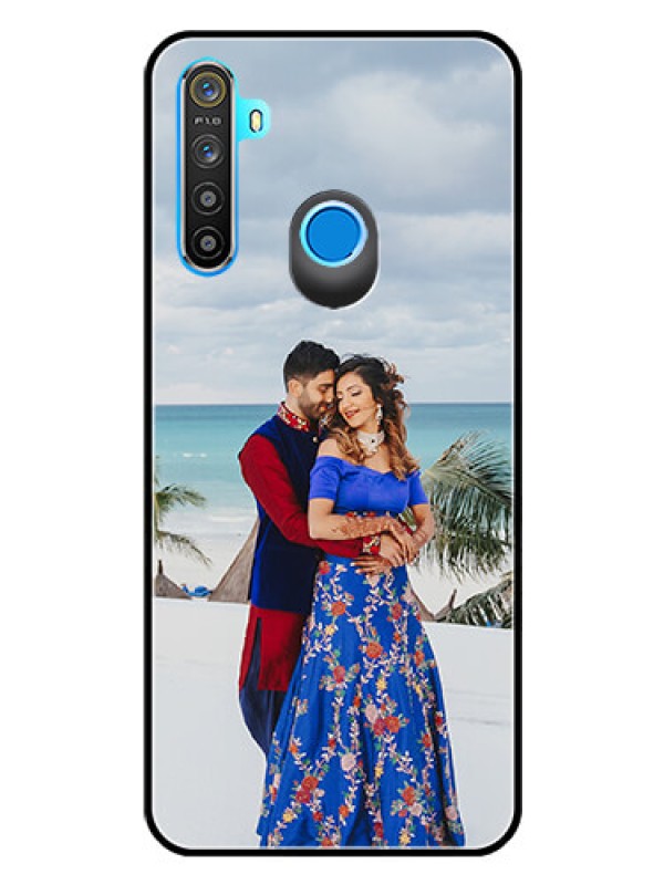 Custom Realme Narzo 10 Photo Printing on Glass Case  - Upload Full Picture Design