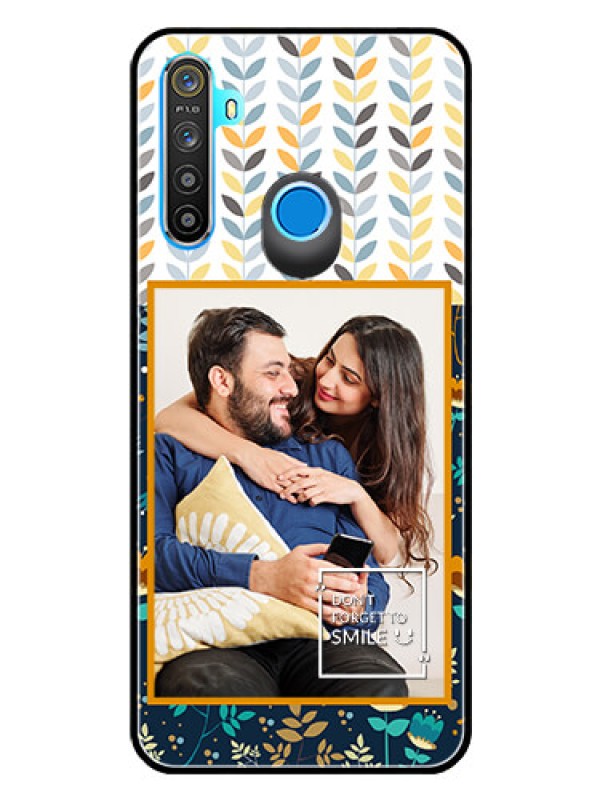 Custom Realme Narzo 10 Custom Glass Mobile Case  - Pattern Design
