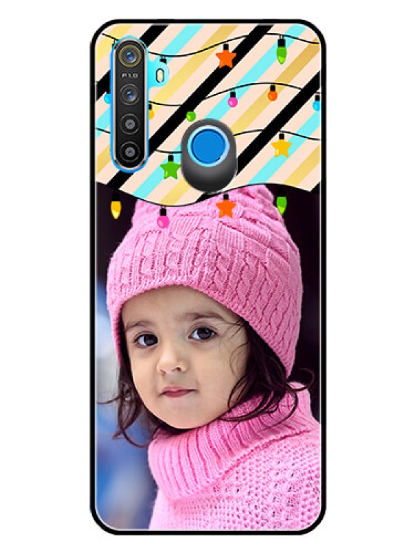 Custom Realme Narzo 10 Custom Glass Mobile Case  - Lights Hanging Design