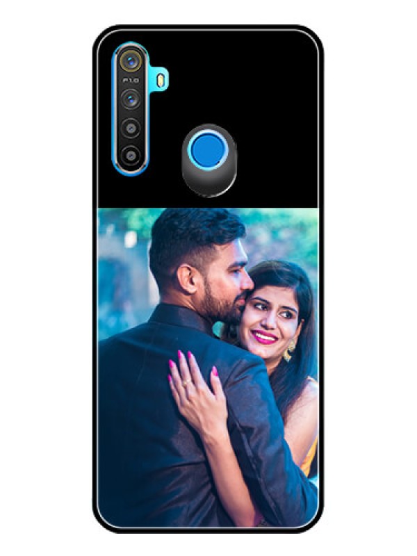 Custom Narzo 10 Custom Glass Phone Case - Upload Full Picture With Custom Color Design