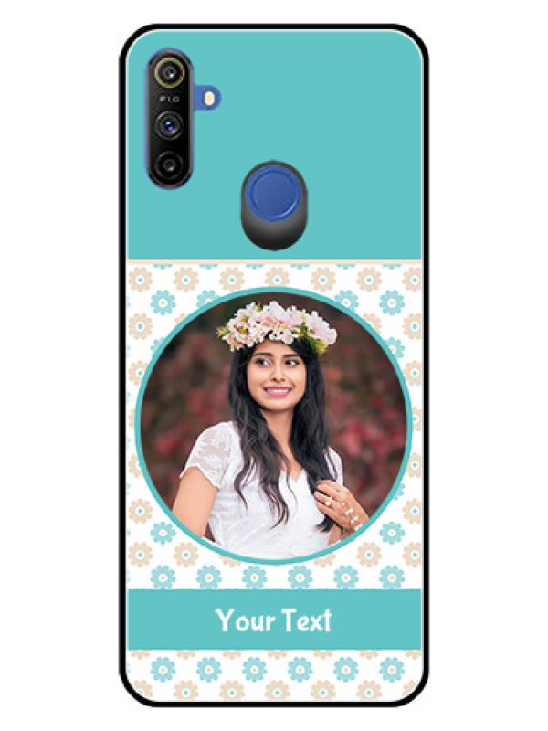 Custom Realme Narzo 10A Custom Glass Mobile Case  - Beautiful Flowers Design