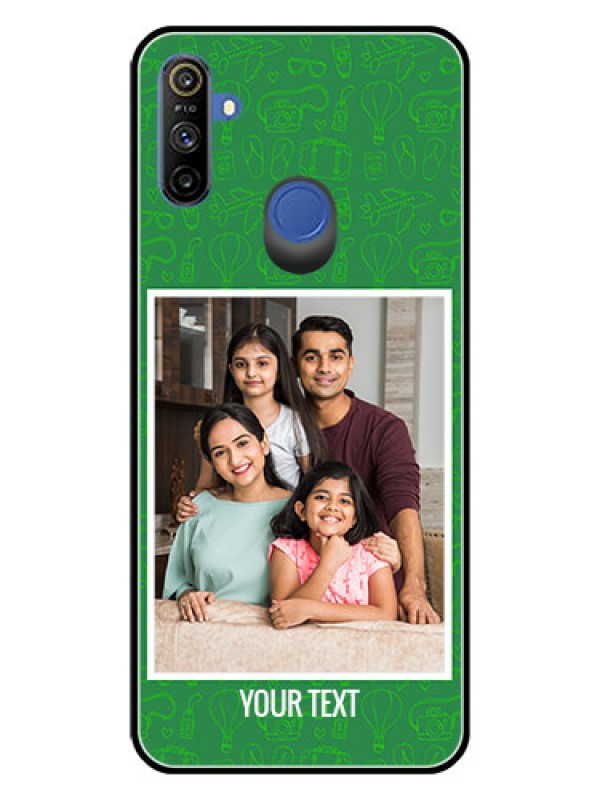 Custom Realme Narzo 10A Personalized Glass Phone Case  - Picture Upload Design