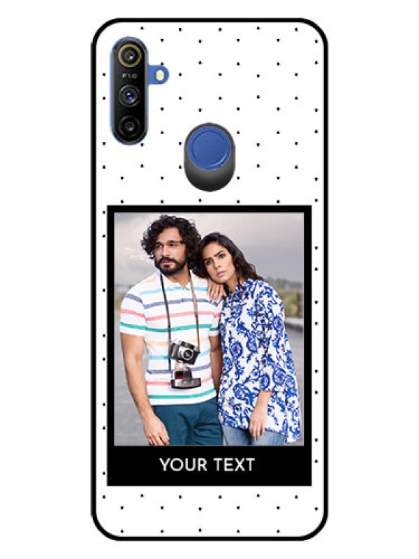 Custom Realme Narzo 10A Photo Printing on Glass Case  - Premium Design