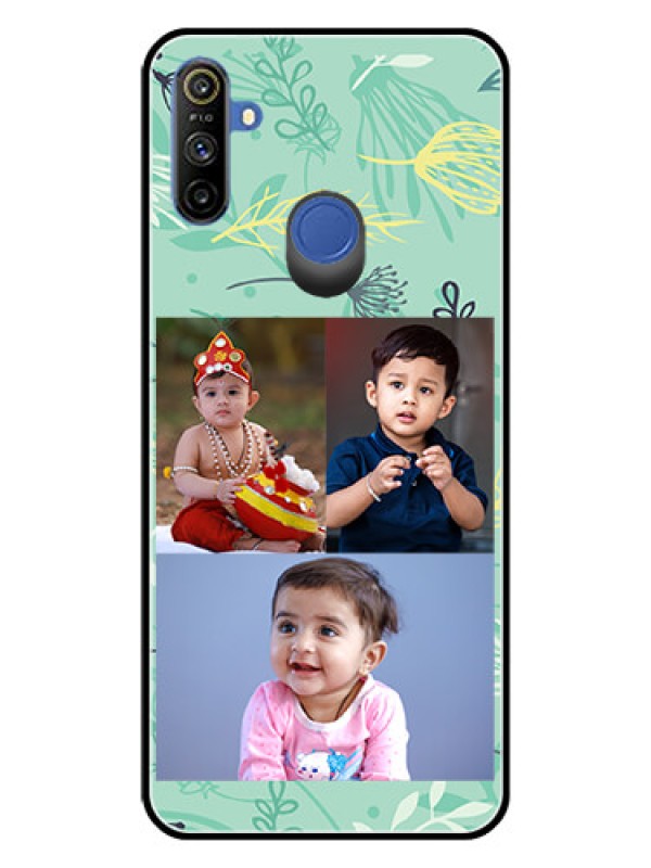 Custom Realme Narzo 10A Photo Printing on Glass Case  - Forever Family Design 