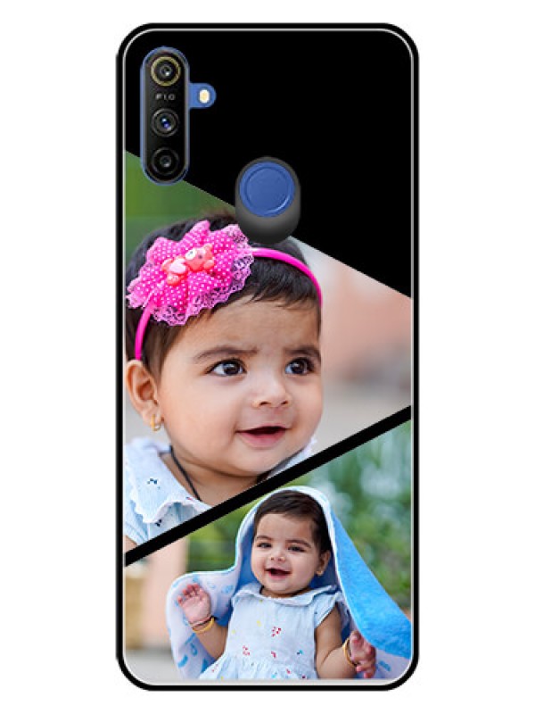 Custom Realme Narzo 10A Custom Glass Phone Case  - Semi Cut Design