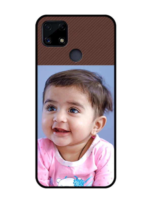Custom Realme Narzo 20 Custom Glass Mobile Case  - Elegant Case Design
