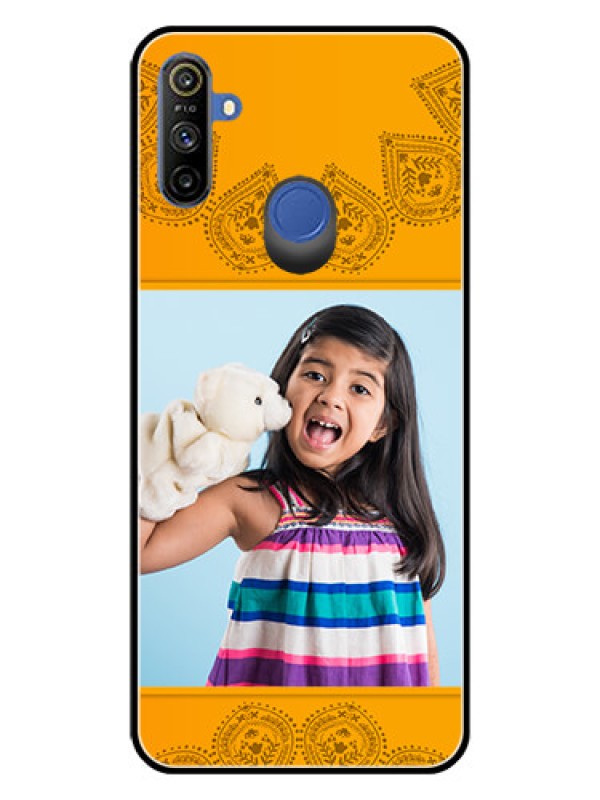Custom Narzo 20A Personalized Glass Phone Case  - Photo Wedding Design 