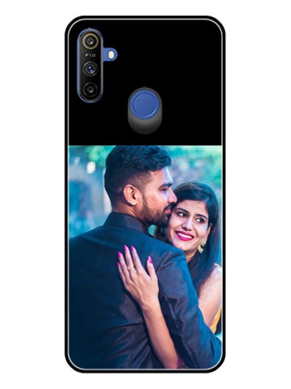 Custom Narzo 20A Custom Glass Phone Case - Upload Full Picture With Custom Color Design