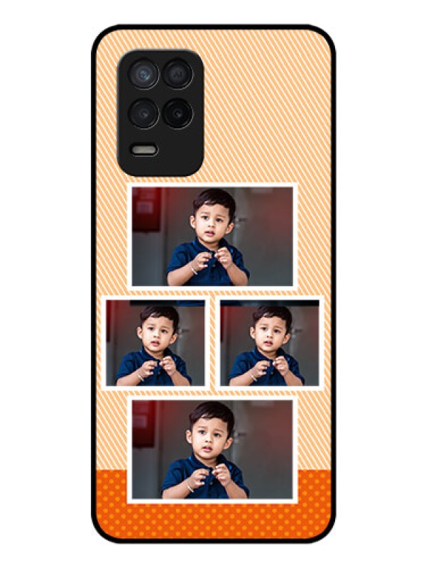 Custom Realme Narzo 30 5G Photo Printing on Glass Case - Bulk Photos Upload Design
