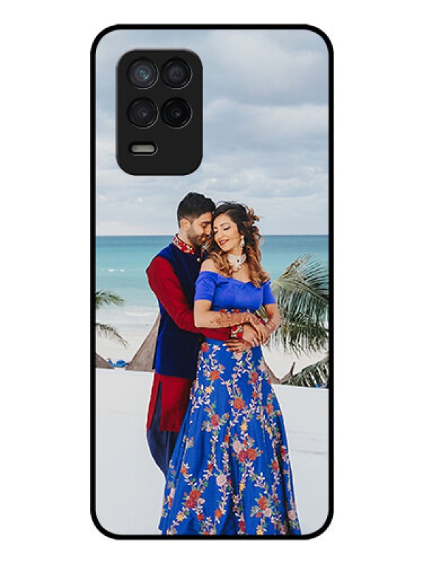 Custom Realme Narzo 30 5G Photo Printing on Glass Case - Upload Full Picture Design