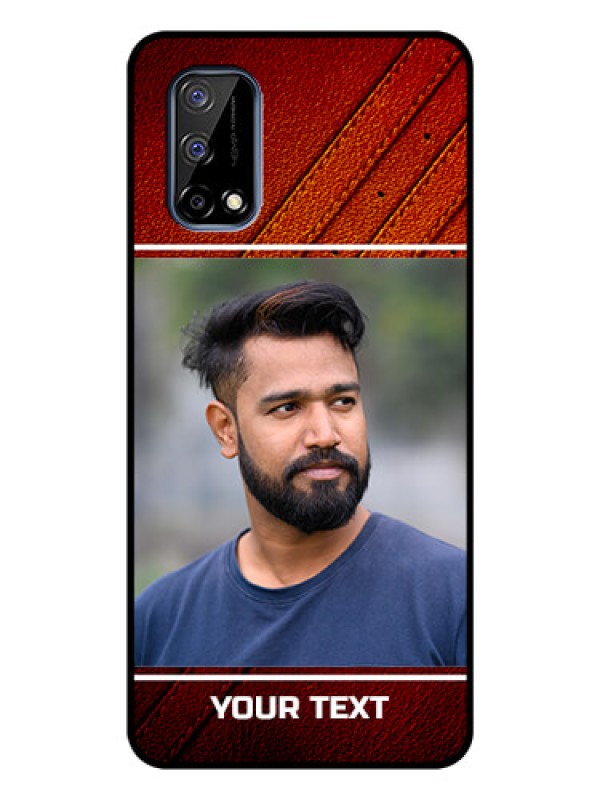 Custom Realme Narzo 30 Pro 5G Personalized Glass Phone Case - Leather Phone Case Design