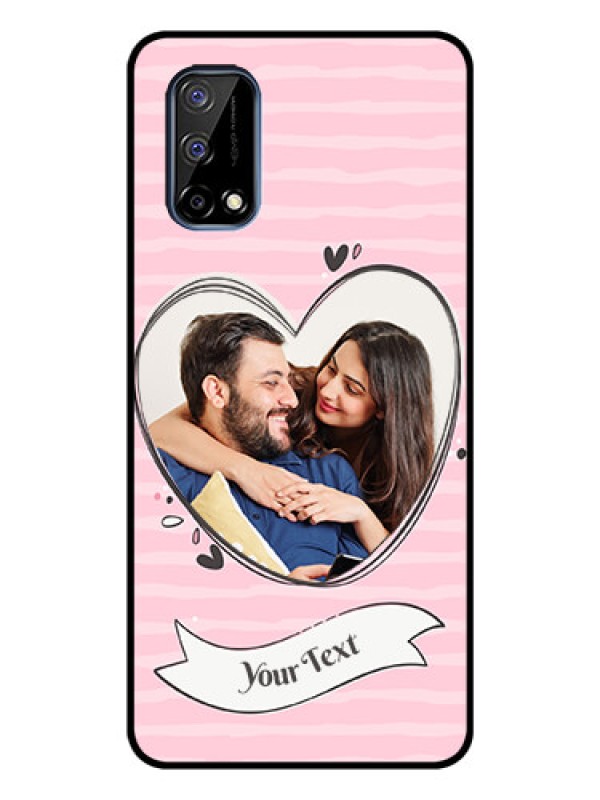 Custom Realme Narzo 30 Pro 5G Custom Glass Phone Case - Vintage Heart Design