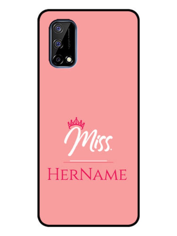 Custom Realme Narzo 30 Pro 5G Custom Glass Phone Case Mrs with Name
