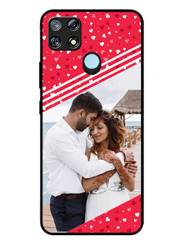 Custom Narzo 30A Custom Glass Mobile Case  - Valentines Gift Design