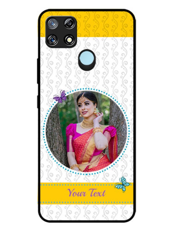 Custom Narzo 30A Custom Glass Mobile Case  - Girls Premium Case Design
