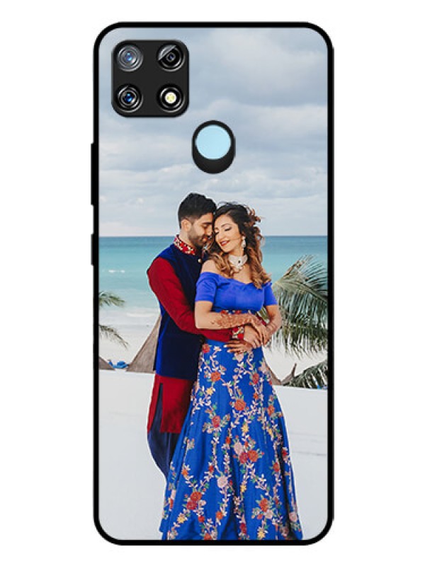 Custom Narzo 30A Photo Printing on Glass Case  - Upload Full Picture Design