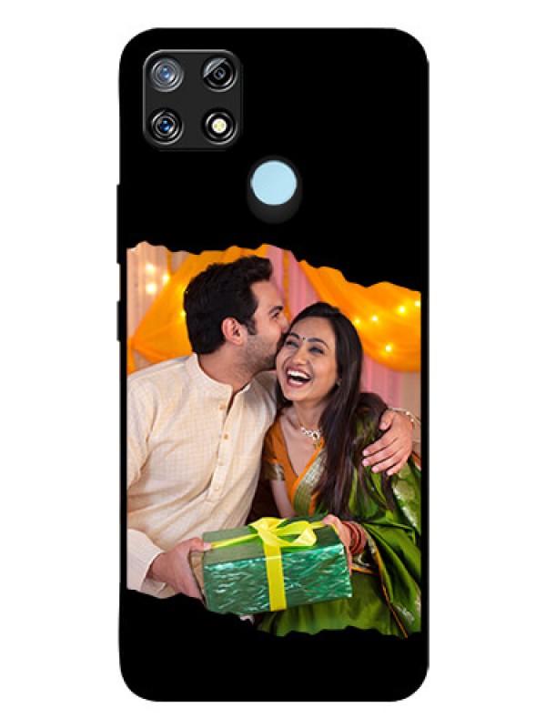 Custom Narzo 30A Custom Glass Phone Case - Tear-off Design