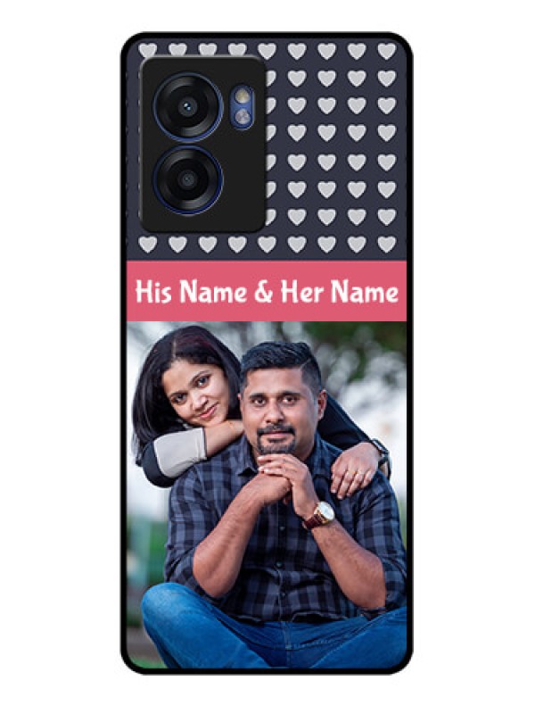 Custom Realme Narzo 50 5G Custom Glass Mobile Case - Love Symbols Design