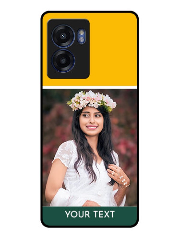 Custom Realme Narzo 50 5G Photo Printing on Glass Case - Love You Design