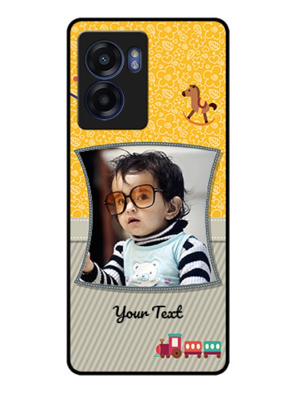 Custom Realme Narzo 50 5G Personalized Glass Phone Case - Baby Picture Upload Design