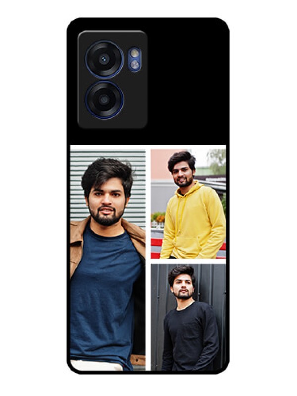 Custom Realme Narzo 50 5G Photo Printing on Glass Case - Upload Multiple Picture Design
