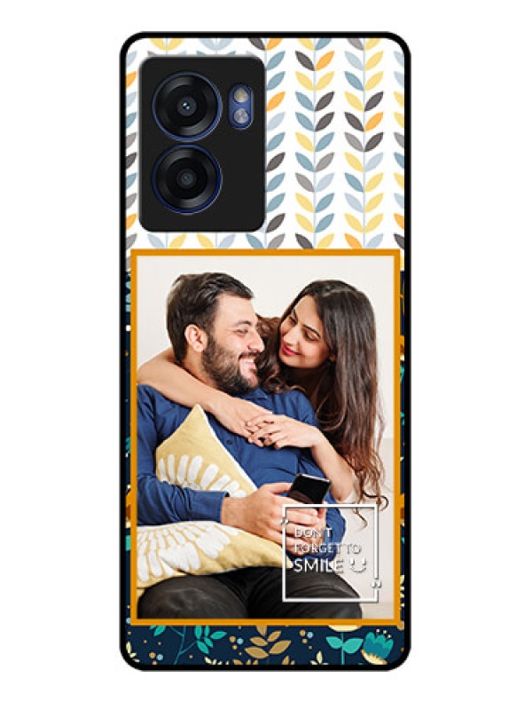 Custom Realme Narzo 50 5G Custom Glass Mobile Case - Pattern Design