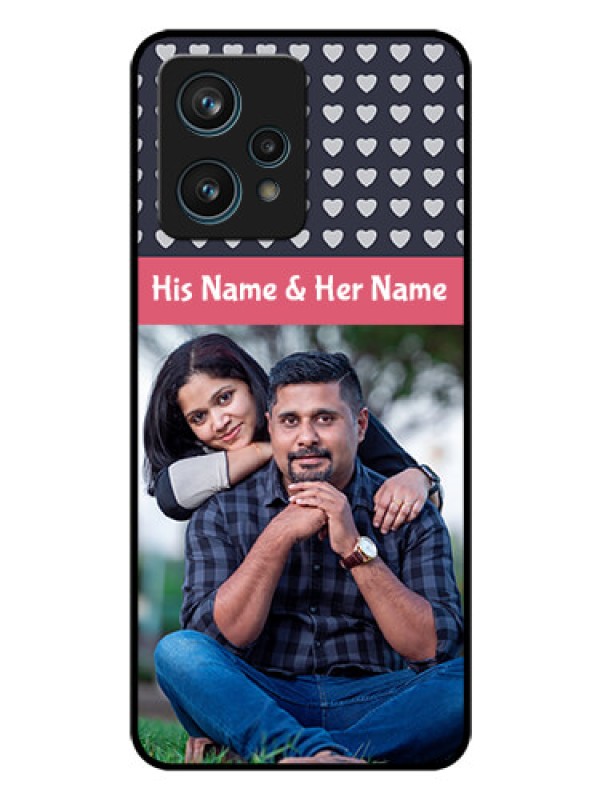 Custom Narzo 50 Pro 5G Custom Glass Mobile Case - Love Symbols Design