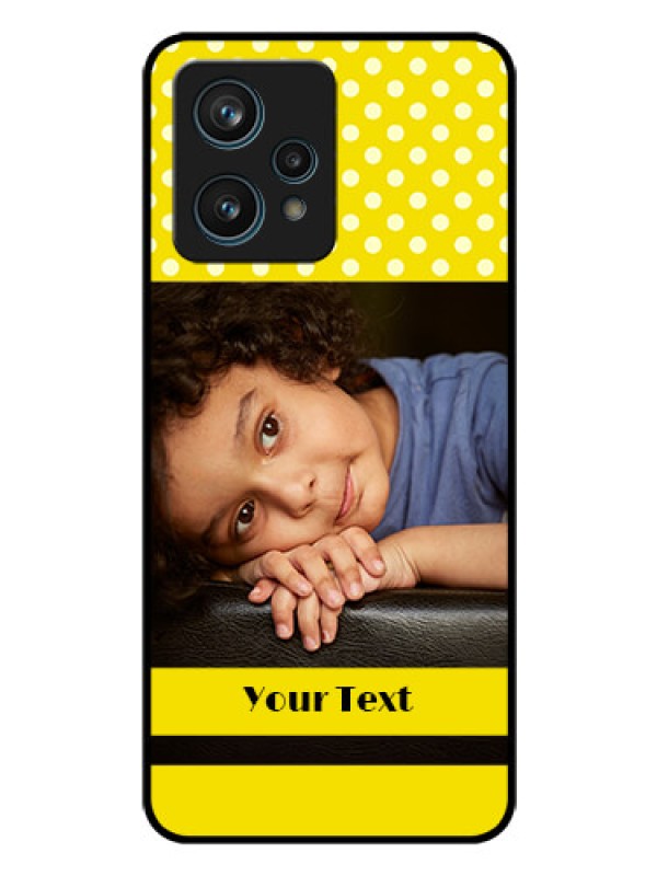 Custom Narzo 50 Pro 5G Custom Glass Phone Case - Bright Yellow Case Design