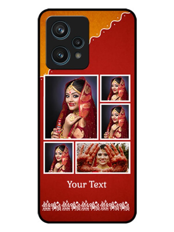 Custom Narzo 50 Pro 5G Personalized Glass Phone Case - Wedding Pic Upload Design
