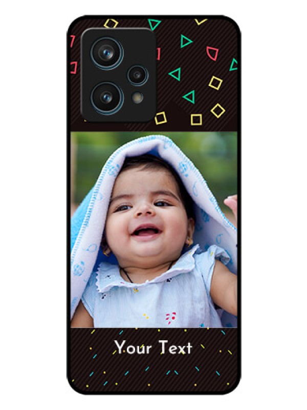 Custom Narzo 50 Pro 5G Custom Glass Phone Case - with confetti birthday design