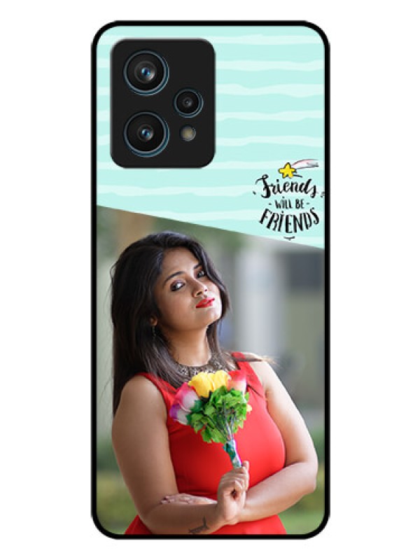 Custom Narzo 50 Pro 5G Custom Glass Phone Case - Friends Picture Icon Design